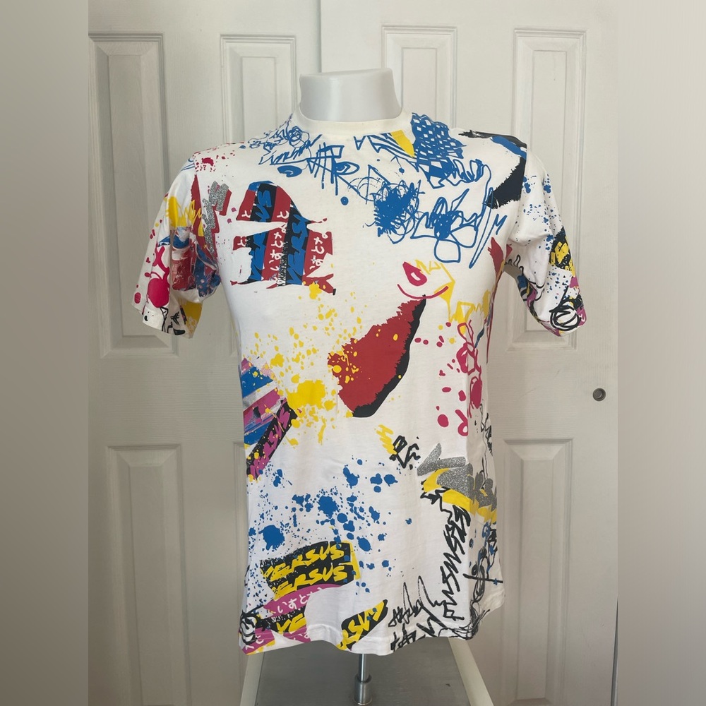 Versus Versace Graphic Print Crew Neck T-Shirt